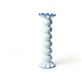 Create a show stopping table scape with these hand painted and hand sculpted candle sticks  to bring a one of a kind look to your home decor.  These candle sticks are designed to mix and match with other colors and sizes to create your best table scape yet.
Large blue shown


Hand wash

Large-3.5 diameter x 10.75” high 

Medium-3.5 diameter x 7.5” high 

 