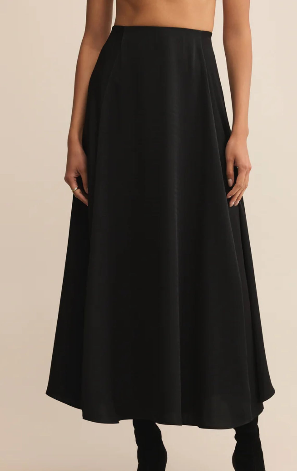 Z Supply NORTHPOINTE SATIN MIDI SKIRT