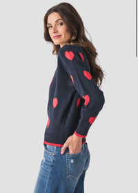 Six Fifty Valentina Heart Sweater