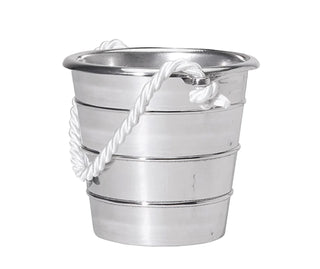 Coastal Sand Pail Ice Bucket – Sans Shovel Server Handcrafted Recycled Aluminum