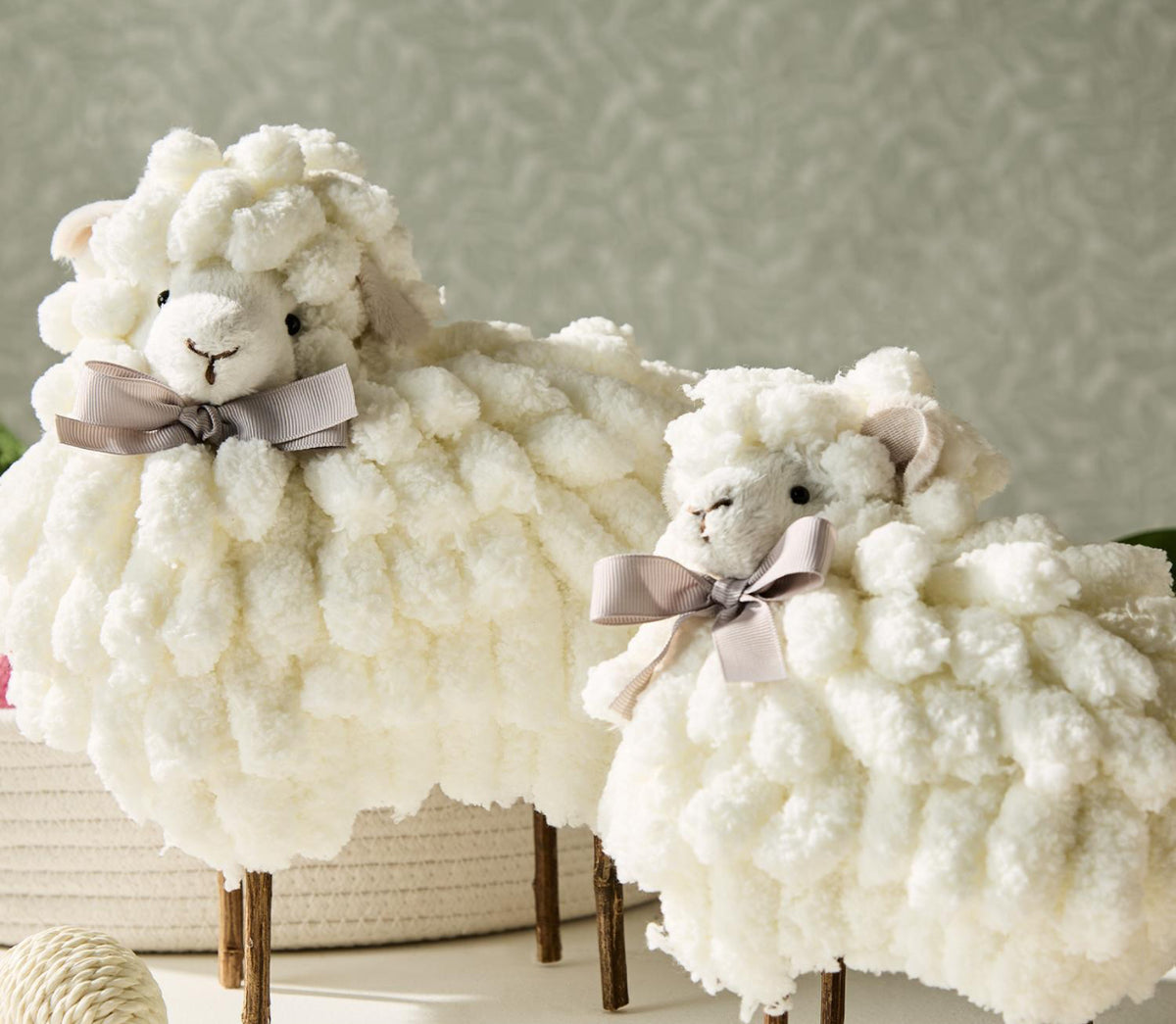 Handcrafted Chenille Sheep