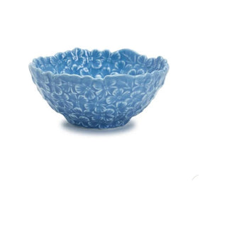 Hand-Painted Hydrangea Porcelain Tidbit Bowl & Serving Dish