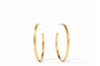 Julie Vos Crescent Hoop Gold