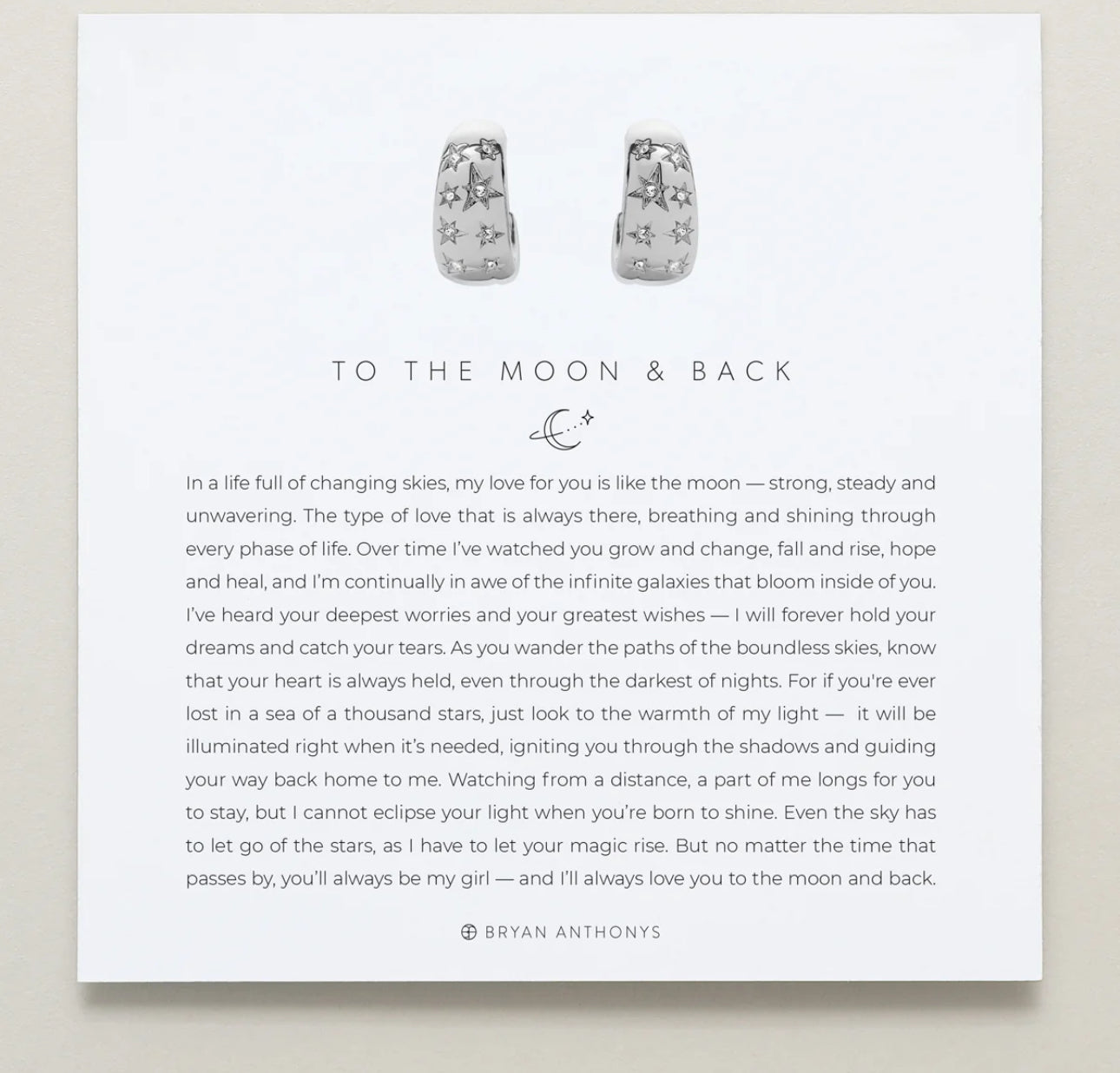 To The Moon And Back Earrings