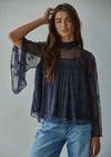Lace Mock Neck Top