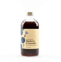 Perfectly sweetened and perked up with a touch of citrus, this mix is perfect for making cocktails or for your iced tea, lemonade, smoothies, or seltzer (Polar > La Croix). Or toss some in your favorite martini or gin and tonic for a beautiful blue color and the taste of Maine blueberries and culinary lavender.
This product is concentrated, so you can get a dozen or more cocktails out of a single bottle. Low on calories and high on flavor!
Ingredients: Water, Cane Sugar, Blueberry Craft Juice Concentrate (A