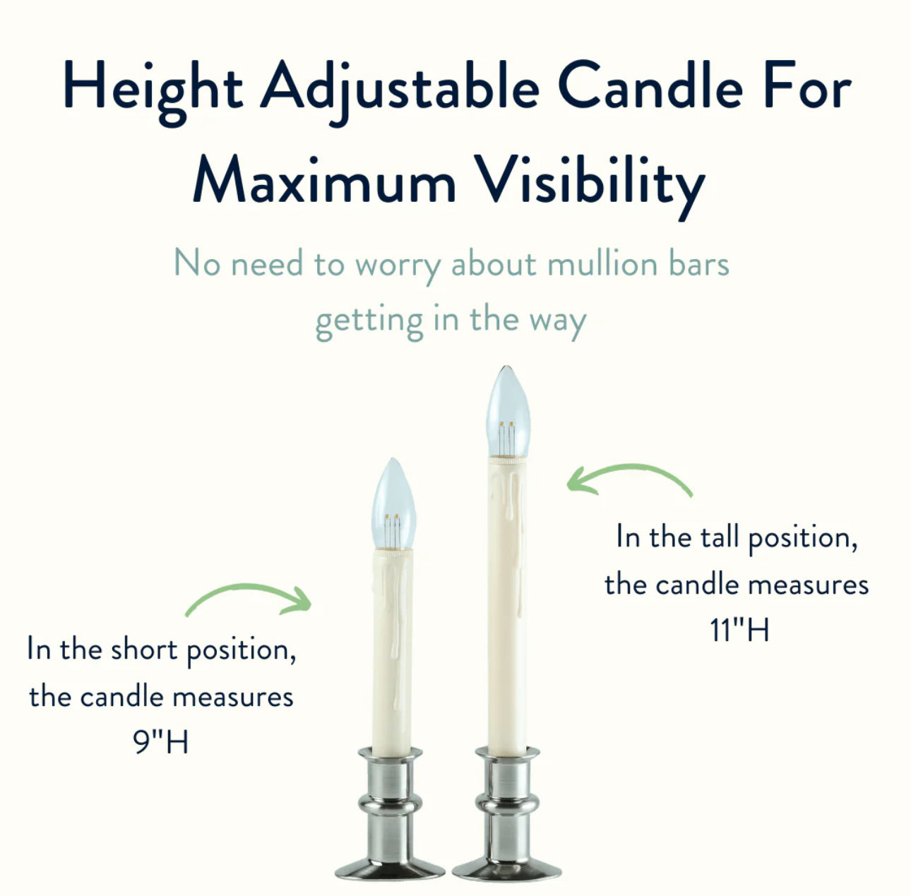Window Candles - Battery Operated/Timer/Remote