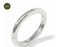 Julie Vos Catalina Hinge Bangle Silver