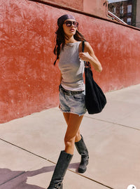 We The Free Now Or Never Denim Shorts In Sunsational