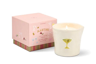 Paddywax Bistro Collection Martini Hand-Painted Ceramic Candle (8 oz)