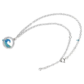 Ocean Wave Pendant or Earrings