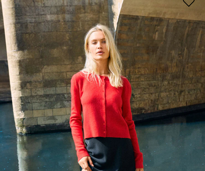 Z Supply MEDINA COZY CARDIGAN Red