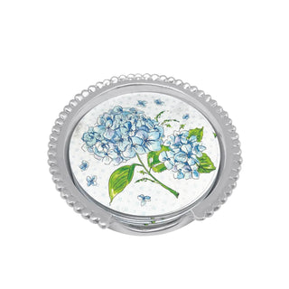 Mariposa x Rosanne Beck Hydrangea Beaded Coaster Set (40-Piece)