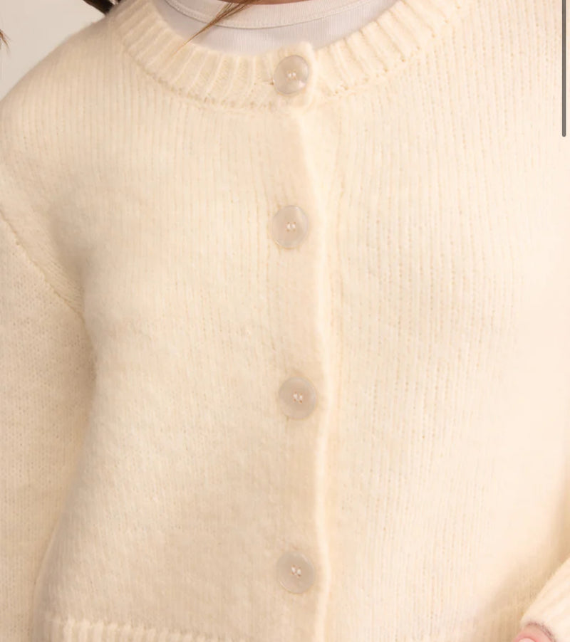 Z Supply BREEN CROP CARDIGAN CLOUD