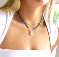 Shell Toggle Necklace Water Friendly
