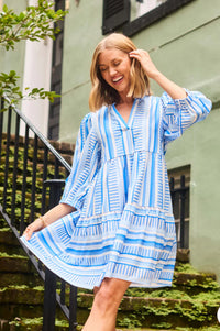 Cooper Dress | Simply Striped Blue