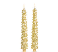 Gold Tree Flameless Candles and Tree Tapers