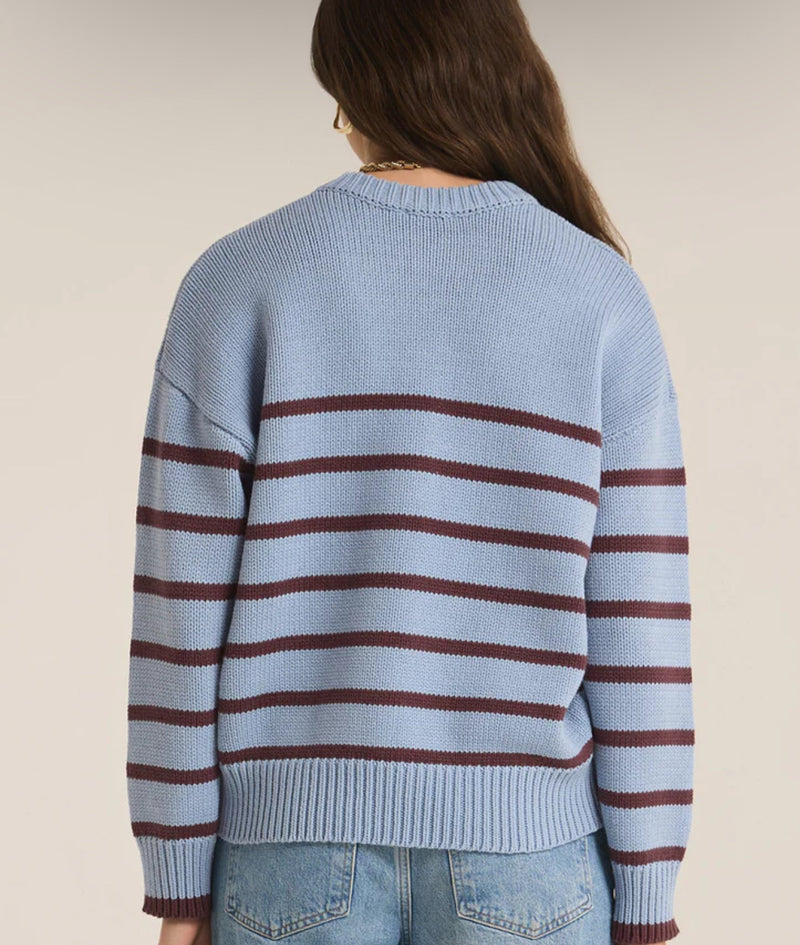 Z Supply Boyfriend Stripe Sweater