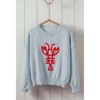 Embroidered Lobster Sweatee