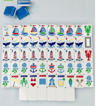 The Nantucket Nautical Mahjong Tile Set | Limited Edition Luxury