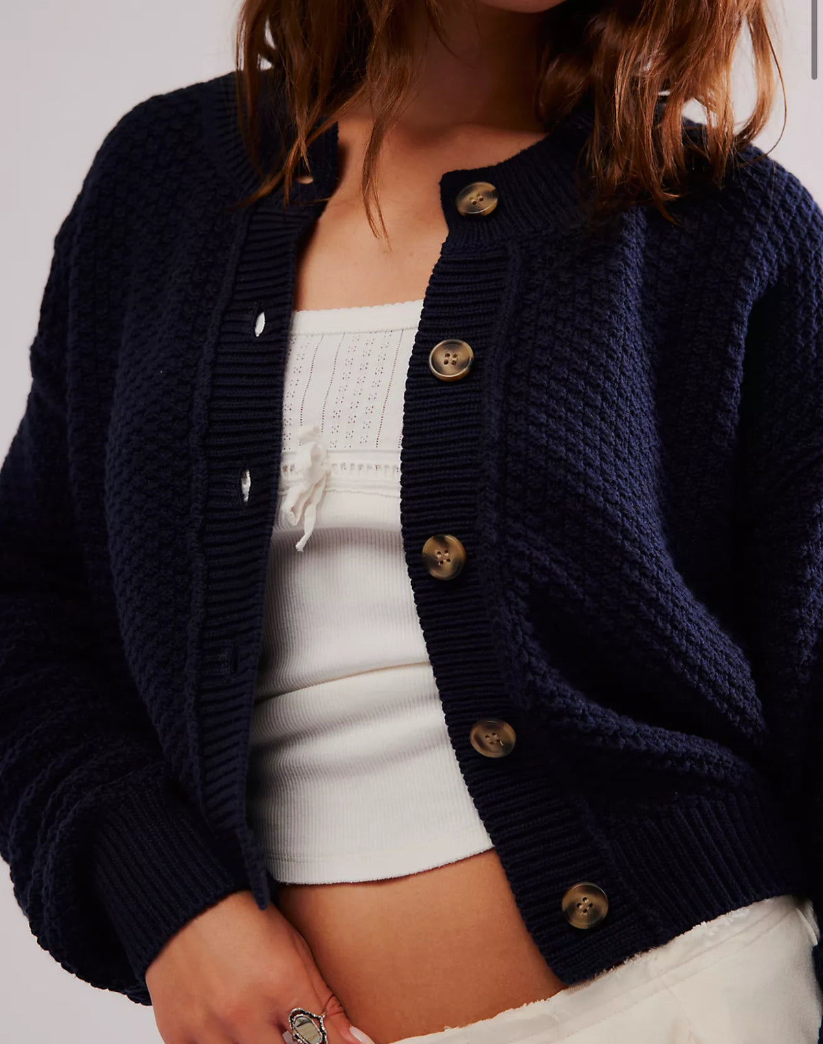 Shown in navy 