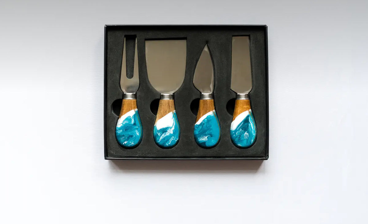 Ocean Wave Charcuterie Cheese Knife Set