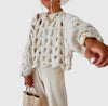 Hollow Out Hook Sweater