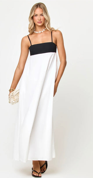 Raveena Dress Black Cream or Black By LSPACE
