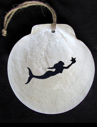 Local Scallop Shell Ornament