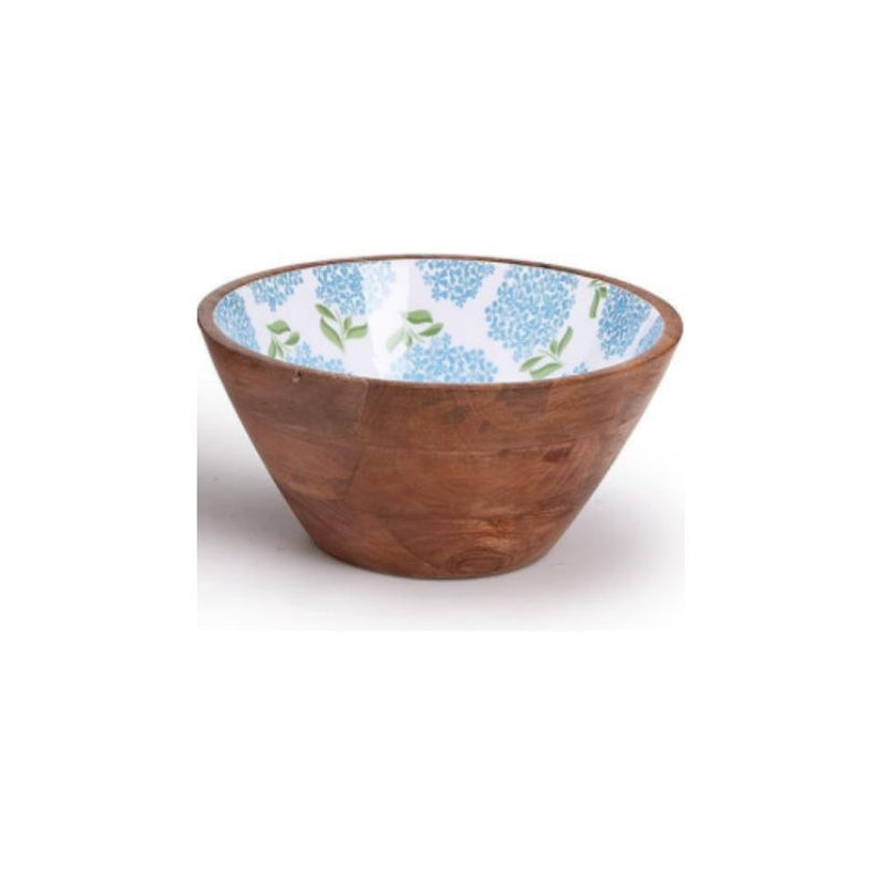 Mango Wood Hydrangea Bowl