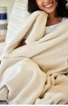 Chappy Wrap Harborview  Herringbone Navy or Light Grey