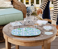 MARIPOSA HYDRANGEA BEADED COASTER SET