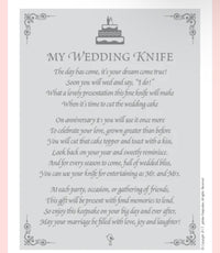 The Keepsake Wedding Knife