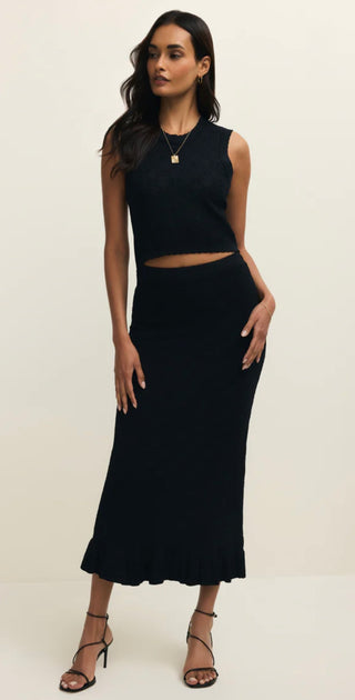 Z Supply Ramona Jacquard Cropped Sweater Tank - Chic Textured Knit