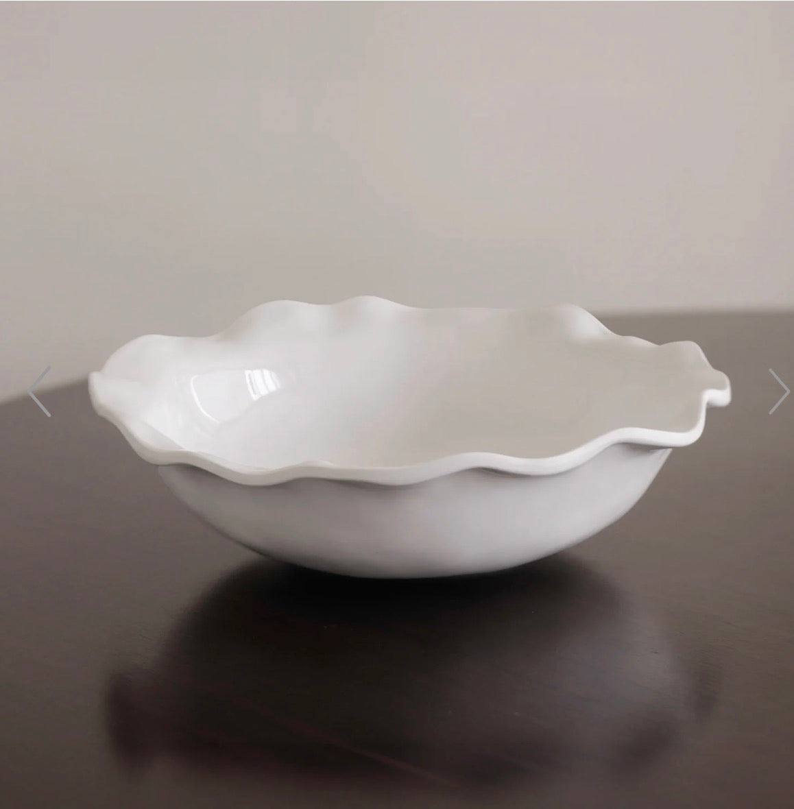 Beatriz Ball VIDA Havana Large White Melamine Pasta Bowl – 14"