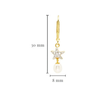 Gold Vermeil Starfish Earrings or Necklace