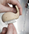 Wooden Whale Nail Brush