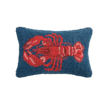 Wool hook Lobsters Pillow