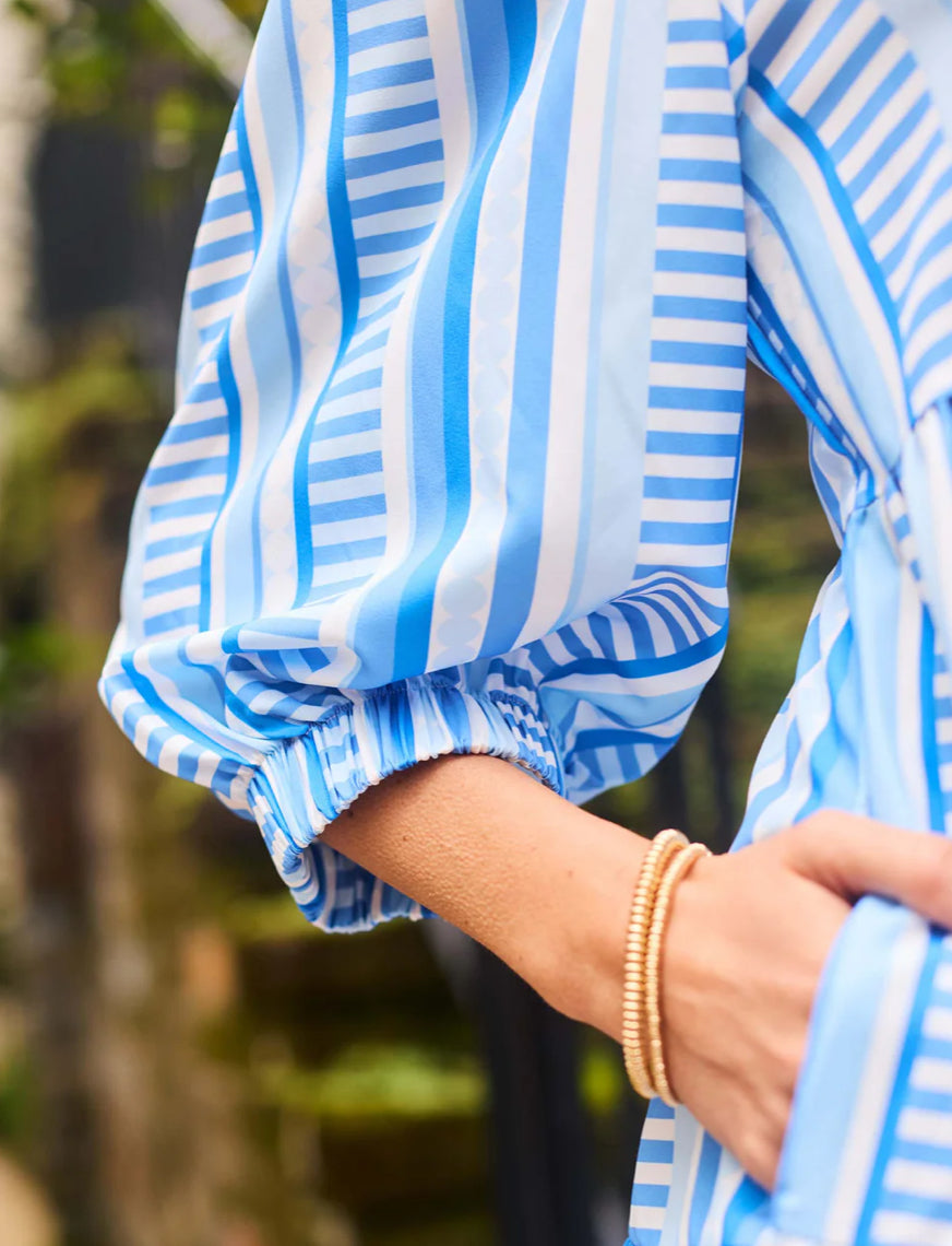 Cooper Dress | Simply Striped Blue