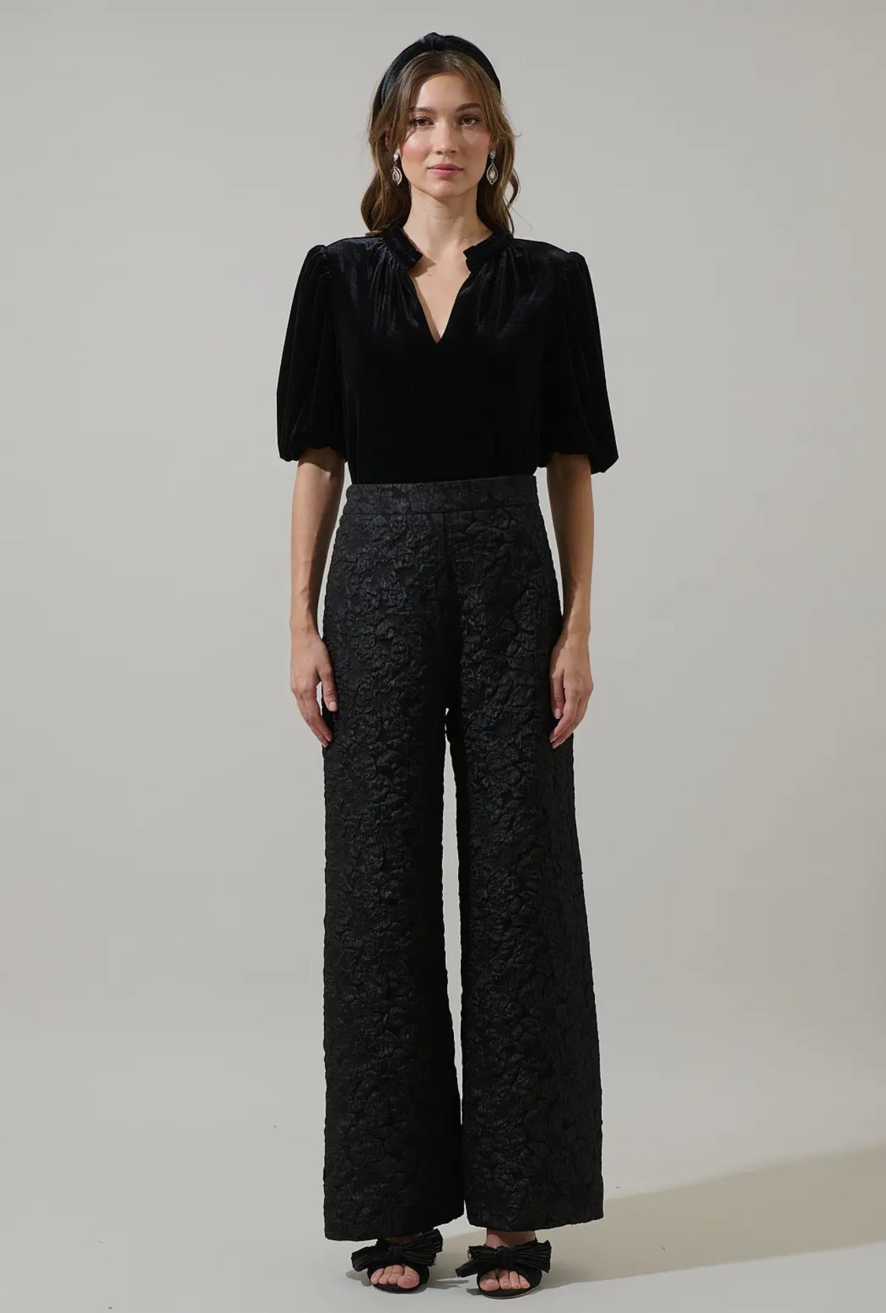 Arielle Jacquard Pants
