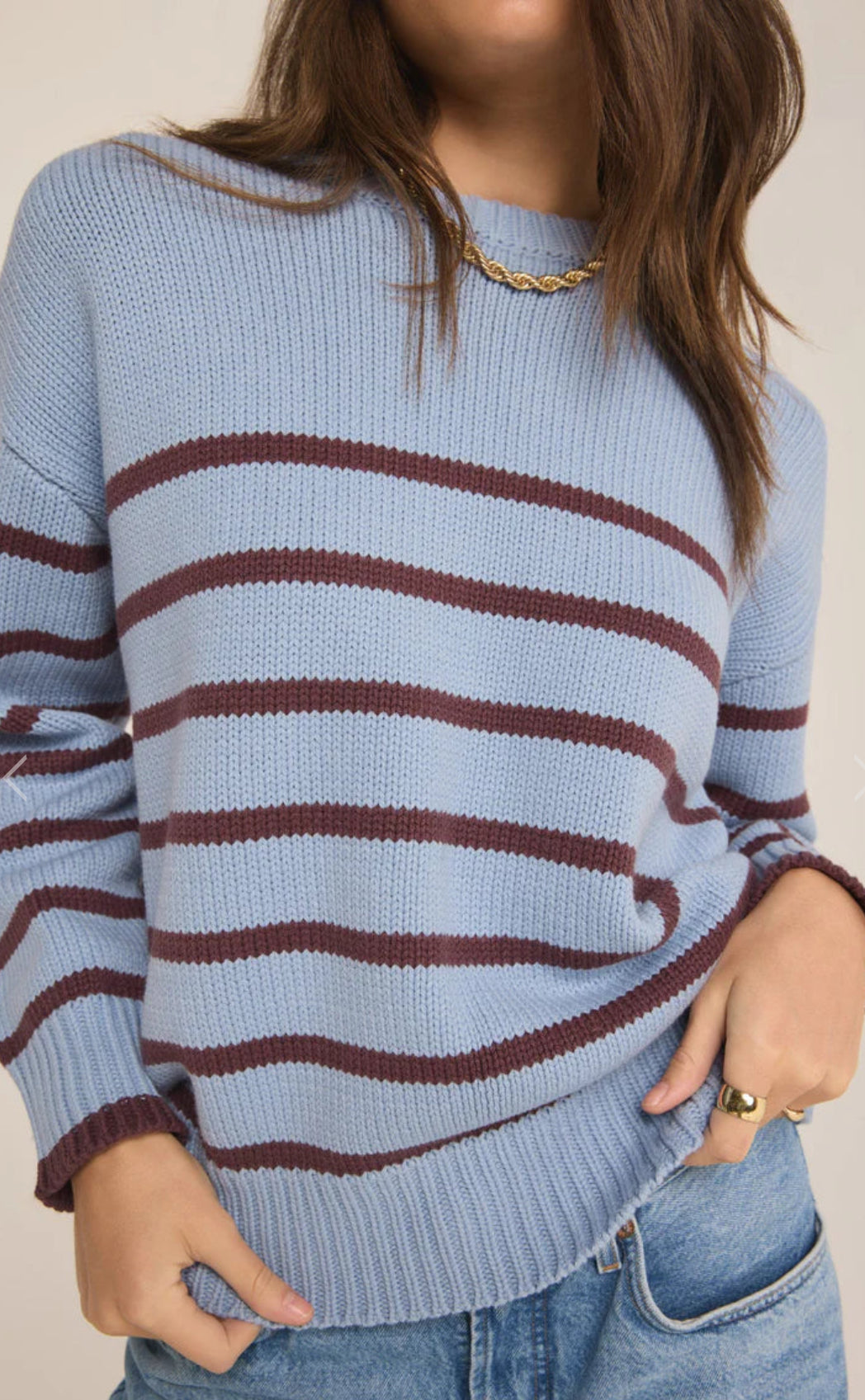 Boyfriend Stripe Sweater