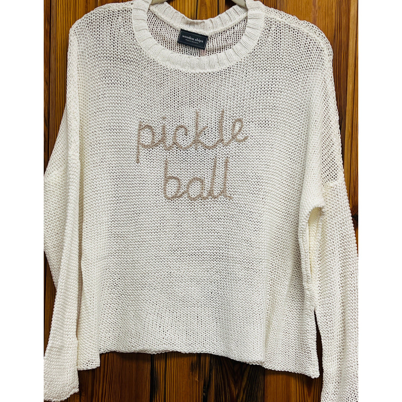 Wooden Ships Pickle Ball Sweater