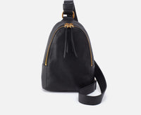 Showing Fern Sling in black 