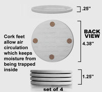 Nautical Absorbent Coasters