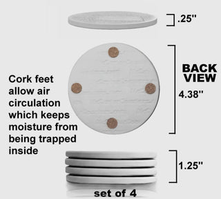 Nautical Absorbent Coasters