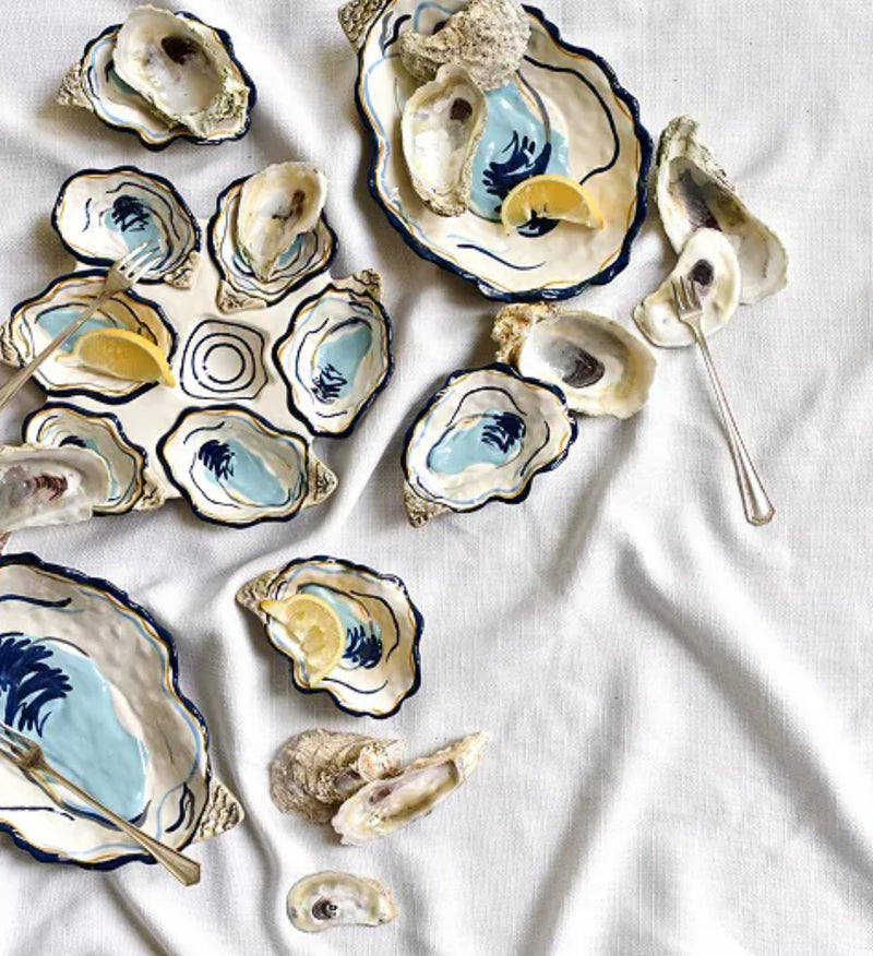 Coton colors Half dozen Oyster Plate