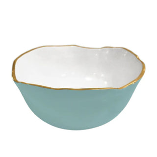 BEATRIZ BALL - ENCANTO OSAKA LARGE BOWL TURQUOISE & WHITE or CREAM & WHITE
