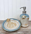 Handmade Starfish Pottery Soap Dish Or Pump