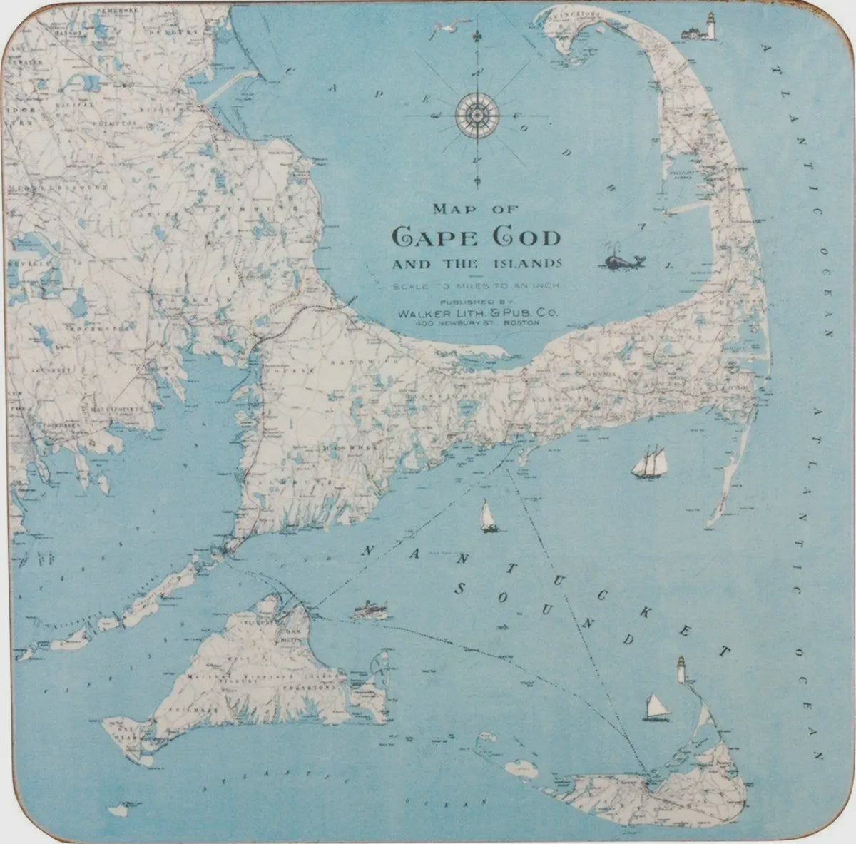 Cape Cod Tray/Coasters