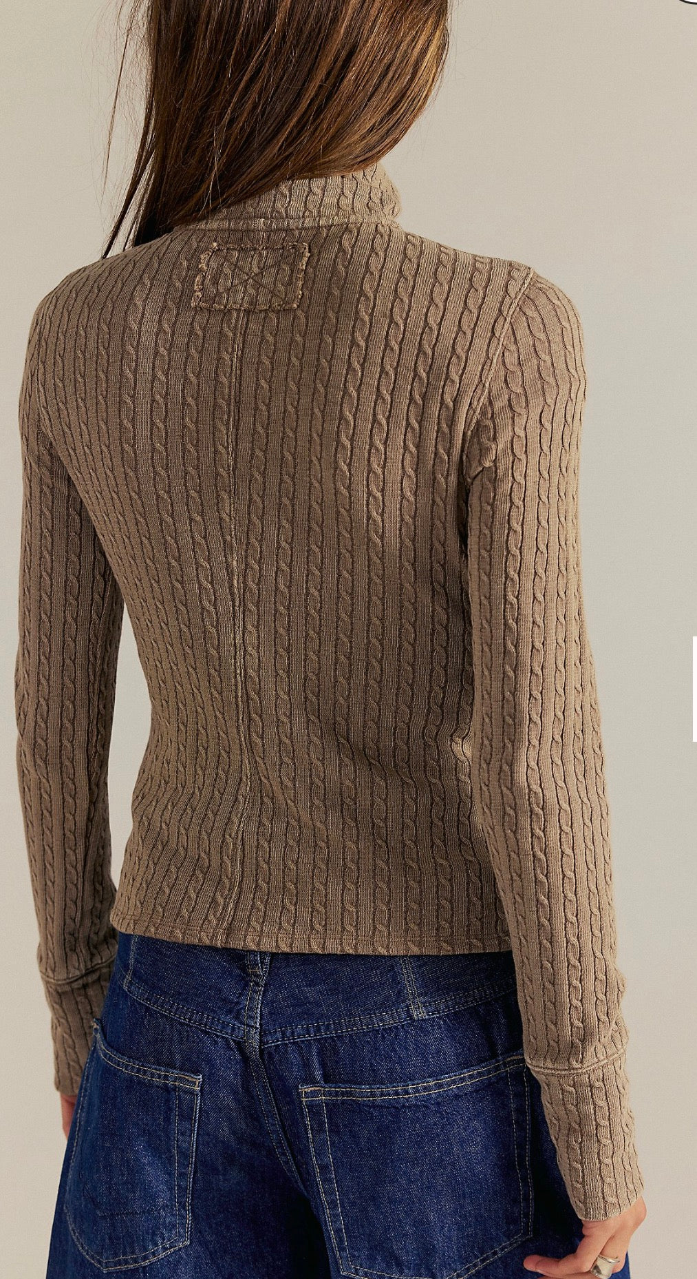 We The Free Brunch Girl Zip-Up In Cocoa